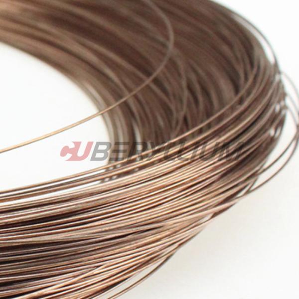 CuBe2(Qbe2.0) Beryllium Bronze Wires 0.1-0.8mm For High Precision Electronics