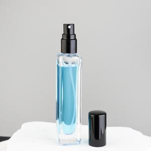 China 20ml Shiny Perfume Spray Bottle With Black Cap screw pump supplier