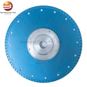 230mm Hot Pressed Sintered Continuous Turbo Saw Blade With Flange