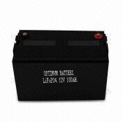 12V LED Lithium Battery with 100Ah Capacity, Suitable for EV, HEV, UPS and Solar System
