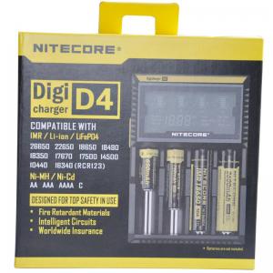 China Nitecore D4 Flashlight Battery Charger  EU/US Plug Intelligent Torch Battery Charger supplier