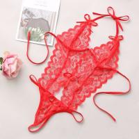 China Three-Point Knitted Lace Sexy Lingerie Floral Knitted Sleeveless Sleepwear on sale