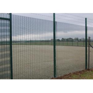 China Green High Security 358 Security Fencing Galvanized Wire Material For Industry Zone supplier