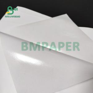 China 80gsm Semi Glossy Adhesive Sticker Paper , Self Adhesive Thermal Paper For Medicine Label supplier