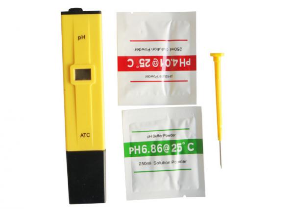 ABS New Material Electronic PH Meter , Handheld Digital PH Meter Anti Corrosion