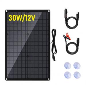 China 5W Solar Battery Charger Panel Kit Monocrystalline Portable For Car supplier
