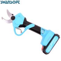 China 3.0CM Electric Bypass Pruner Cordless Electric Pruning Shear Scissors with Finger Protection 21V on sale