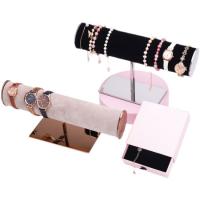 China Watch Point Of Purchase Pop Display Luxury Store T Bar Bracelet Jewelry Holder on sale