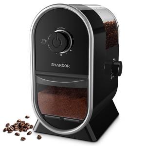 China Mini Black Burr Coffee Grinder 100W Coffee Grinding Machine For Home supplier