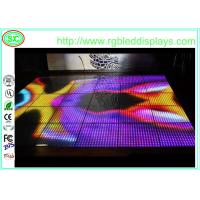 China Interactive Sensitive Charming Acrylic Led Disco Dance Floor Panel Rgb Change Color on sale