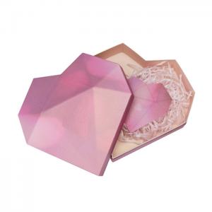Heart Shape Creative Packaging Box Custom Triangle Paper Box