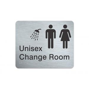 China Hotel Toilet Custom Stainless Steel Signs All Sizes Available T19001 Certified supplier