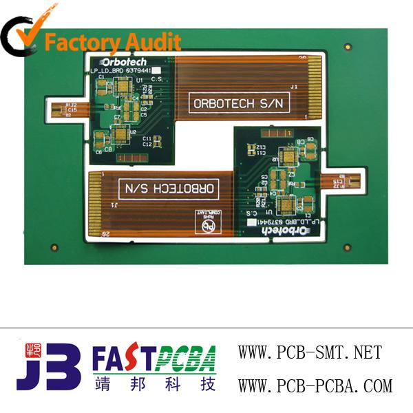 FR-4, CEM-3 0.2mm Thickness 6 Layer FPC Assembly Automatic Gate Electronic