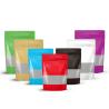 China Multicolor Ziplock Plastic Food Snack Candy Packaging Aluminum Foil Bag With Window Stand Up Pouch wholesale