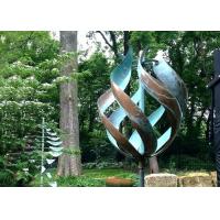 China Garden Metal Decorative Wind Kinetic Sculpture Stainless Steel Corrosion Stability on sale