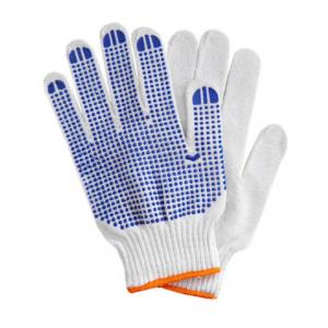 PVC dotted gloves, Cotton PVC dotted gloves