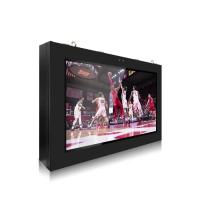 China 43 Inch Wall Mounted Outdoor Advertising Screen Display With 4G Network Android on sale