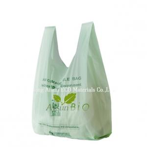 OEM Biodegradable Shopping Bag PBAT PLA Cornstarch EN13432 Standard