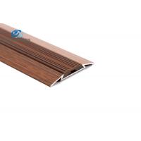 ODM Aluminium Anti Slip Stair Edge Nosing , Wood Grain Stair Nosing For Carpet