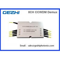 China 8CH CWDM Mux Demux CCWDM Module Compact Coarse Wavelength Division Multiplexer on sale