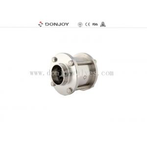China Three Piece Welding Hydraulic Pneumatic Check Valve For Beverage / Wine / Oil supplier