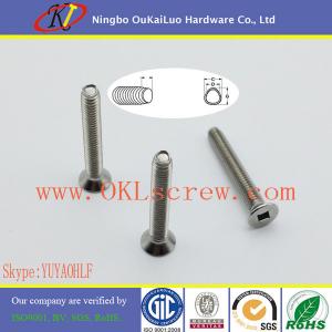 China Square Drive Countersunk Head Stainless Steel Thread Forming Screws supplier