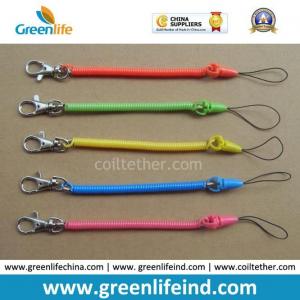 China Clip-on Key Coil Chain W/Metal Snap&Mobile Phone Strap supplier