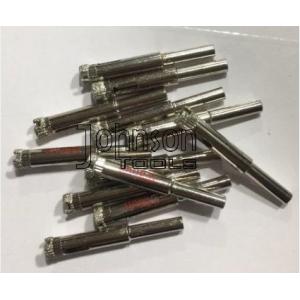 China 3-13 Mm Diamond Core Drill Bits  , Electroplated Drill Bits For Glass Fast Drilling supplier