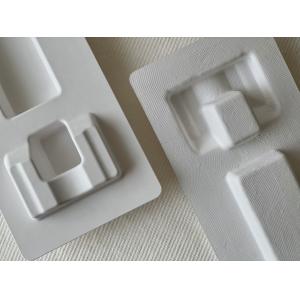 Renewable Custom Thermoformed Trays Molded Pulp Sustainable Fiber Smooth Surface