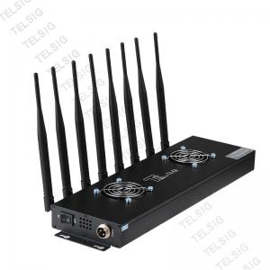 China Alluminum Alloy Rf Signal Jammer , 8 Antenna Military Gps Jammer Device supplier