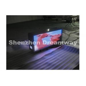 Aluminum Taxi Top LED Display P6 Advertising 3G Industrial Grade Router