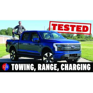 electric car Ford F-150 Lighting pure electric pickup with large range and huge storage