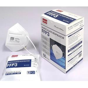 Earloops FFP3 Protective Mask , Particles Filtering Half Face Mask Respirator , FFP3 Face Mask 99% Filtration Efficiency