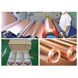 China CCL Copper Sheet Metal Roll For CCL Copper Clad Laminate Red Color supplier