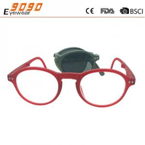 New arrival , hot sale and folding  plastic reading glasses  , suitable for men and women