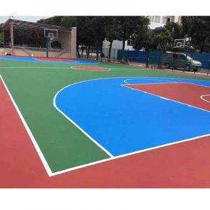 Synthetic Sport Court Flooring , Futsal / Badminton Court Flooring Material