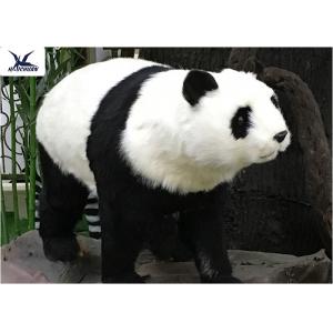 China Theme Park Waterproof Life Size Panda Statue Animatronic Animal Model supplier