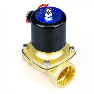 China OEM Electric Brass Solenoid Valve , 2 Way Normally Closed Solenoid Valve For Water Control supplier