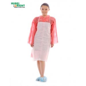 China Medical Colored Disposable PP Apron Protective Apron For Hospital supplier