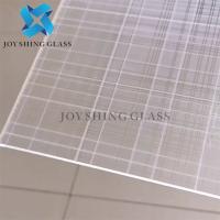 China Clear Tempered Acid Etched Glass 10mm 12mm Frosted Window Glass For Building on sale