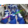 China Jogo inflável azul personalizado do obstáculo da arena do Paintball para o esporte de tiro wholesale