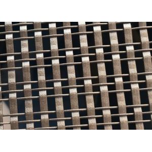 316 Materoal Architectural Wire Mesh Multi Color Plywood Decorative For Hotels