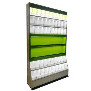 China Multi Layer Cosmetic Display Rack For Shop Skin Care Product Display Wall Floor supplier