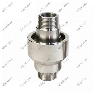China Stainless steel high pressure rotary joint for hydraulic oil and water BSP threaded connection supplier