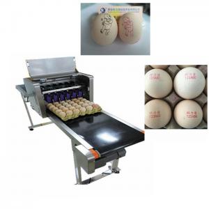 China Black Ink Cartridge And Best Service Egg Marking Equipment / Egg Printer Machine supplier