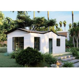 China Light Steel Frame Prefabricated Houses Modular Bungalow Wooden Plastic Decorate Foldable Homes supplier