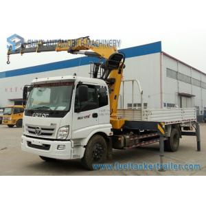 China 8000KG Foton Knuckle Boom Crane Mounted Truck 4 X 2 YC4E140-33 Engine supplier