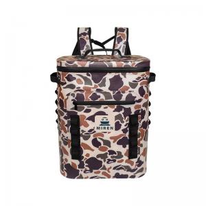 China Outdoor TPU 36 Can Cooler Bag , Camouflage Cooler Backpack For Camping Hiking supplier