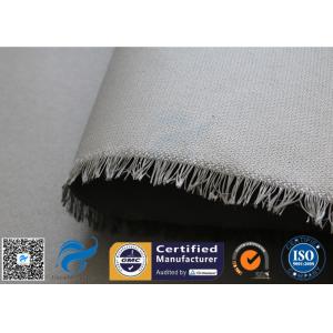 China 0.45mm PU Coated Fiberglass Fabric Cloth For Welding Spatter Sparks Protection supplier