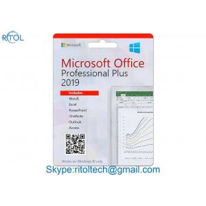 China Microsoft Office 2019 Product Key Code , Microsoft Office Product Code Retail Version 32 / 64 Bit supplier